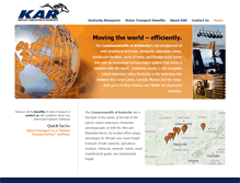 Tablet Screenshot of kentuckyriverports.com